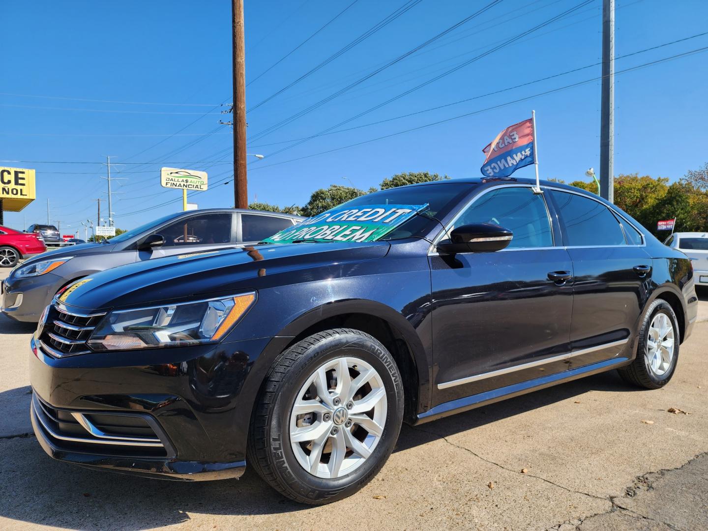 2017 BLACK /BLACK Volkswagen Passat S (1VWAT7A36HC) with an L4 engine, 6A transmission, located at 2660 S.Garland Avenue, Garland, TX, 75041, (469) 298-3118, 32.885387, -96.656776 - Welcome to DallasAutos4Less, one of the Premier BUY HERE PAY HERE Dealers in the North Dallas Area. We specialize in financing to people with NO CREDIT or BAD CREDIT. We need proof of income, proof of residence, and a ID. Come buy your new car from us today!! This is a very well cared for 2017 VW - Photo#7